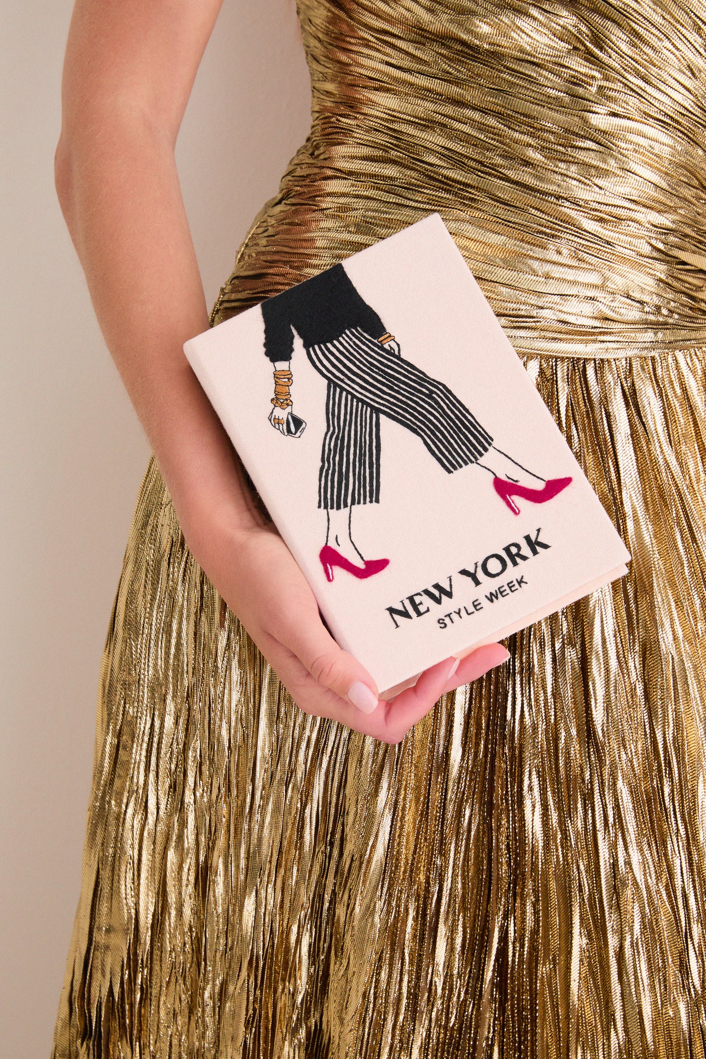 New York Style Week Book Clutch