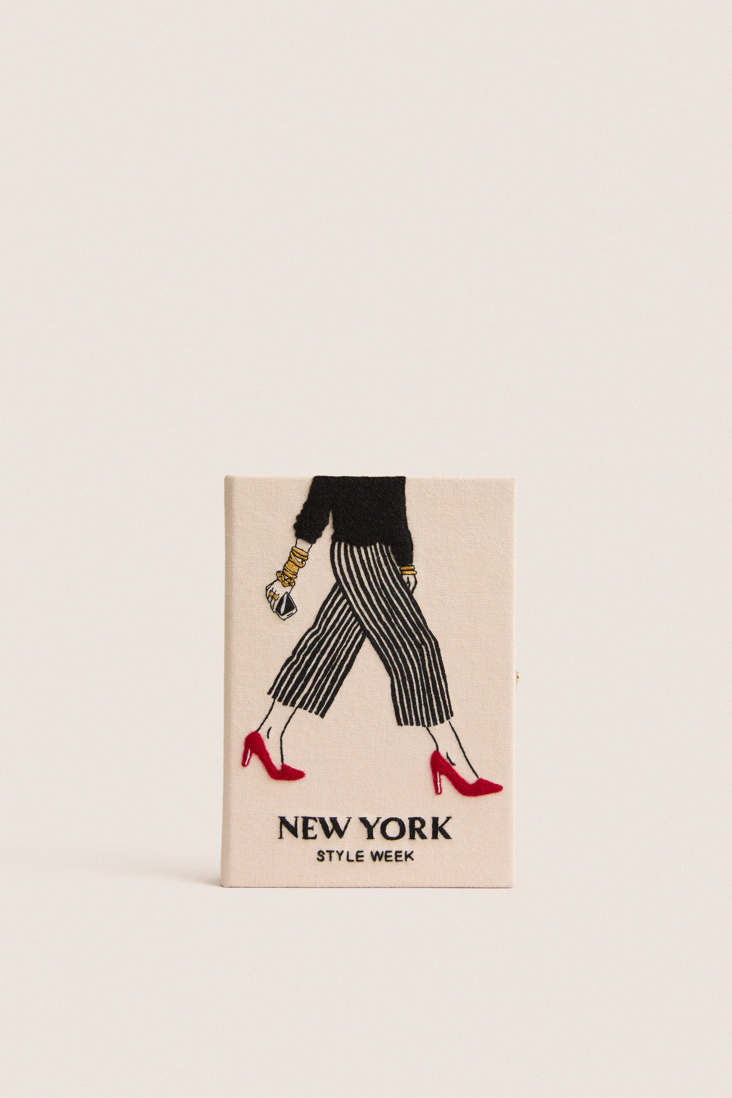 New York Style Week Book Clutch