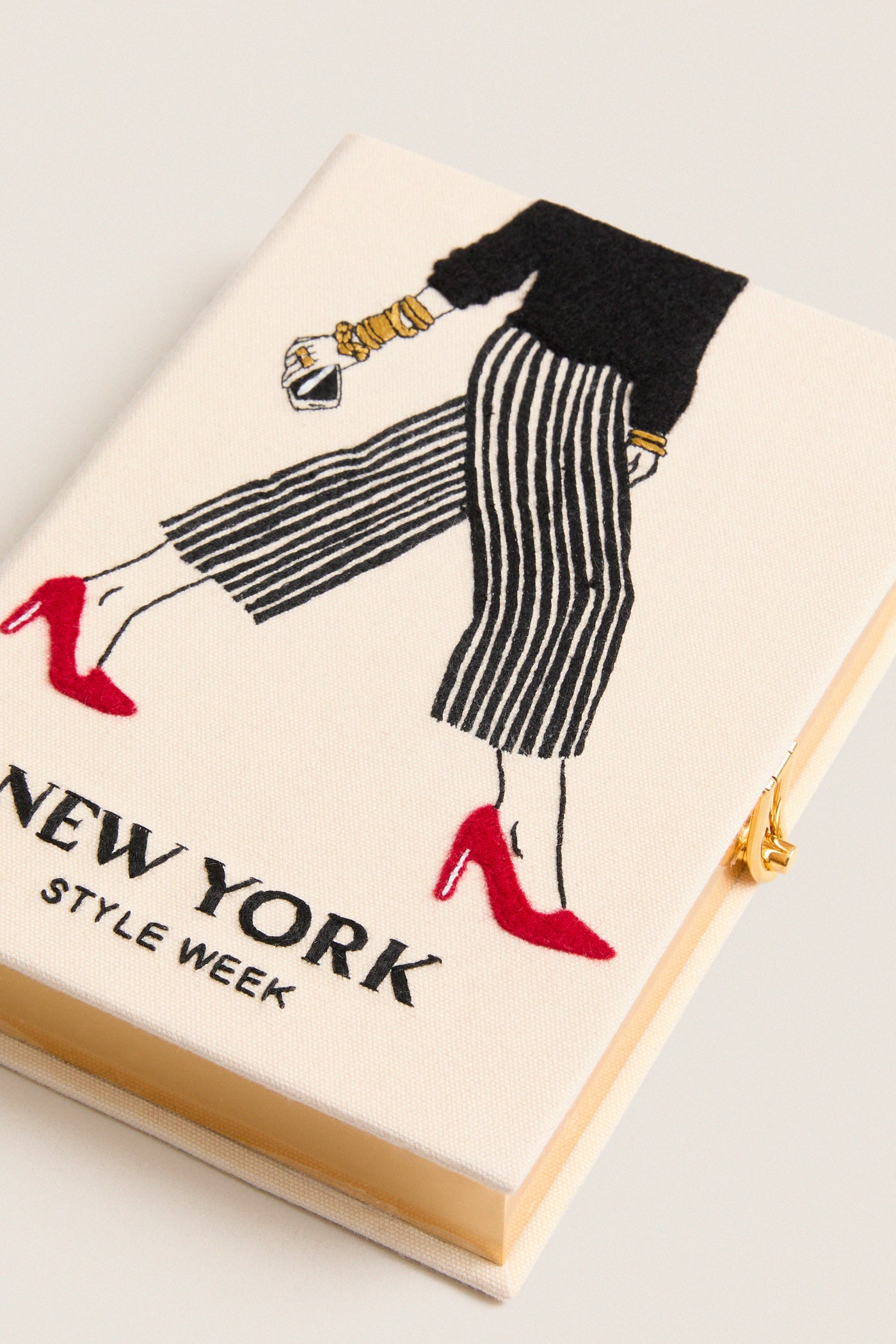 New York Style Week Book Clutch