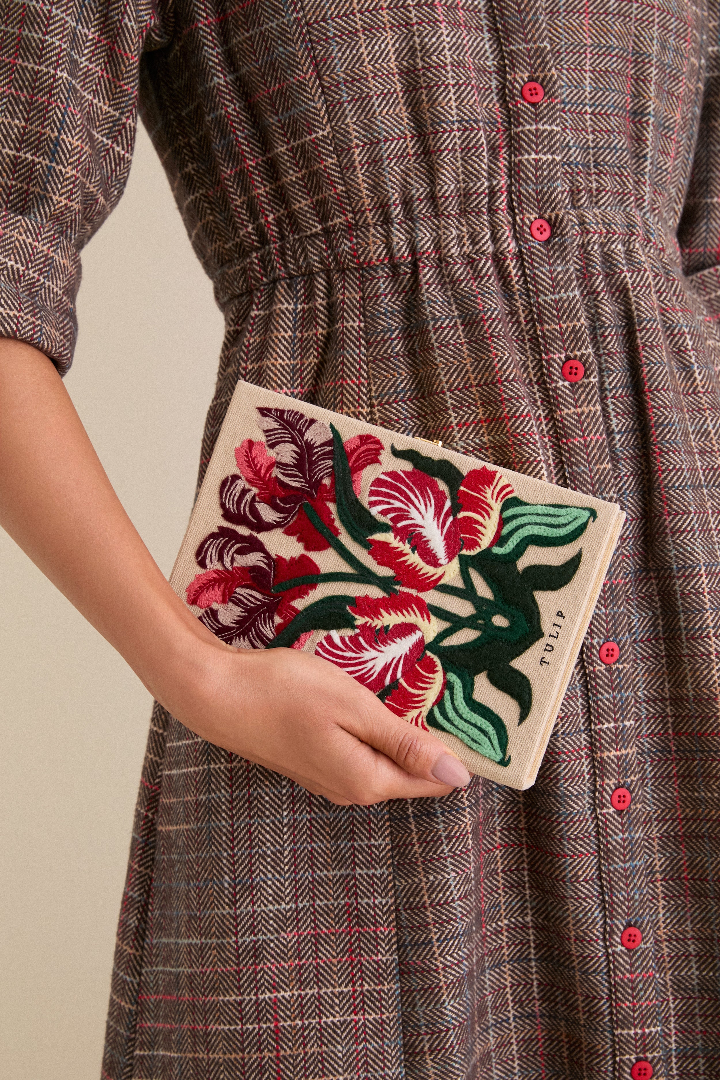 Tulip Book Clutch