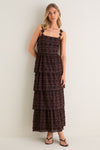 Exclusive Chocolate Brown Krystie Midi Dress