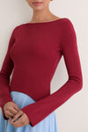 Sangria and Nordic Fog Ambrio Maxi Dress