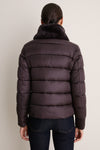Brown Black Mei Puffer Jacket