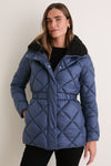 Night Blue Mandoline Puffer Jacket