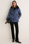 Night Blue Mandoline Puffer Jacket