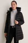 Black Enis Puffer Coat