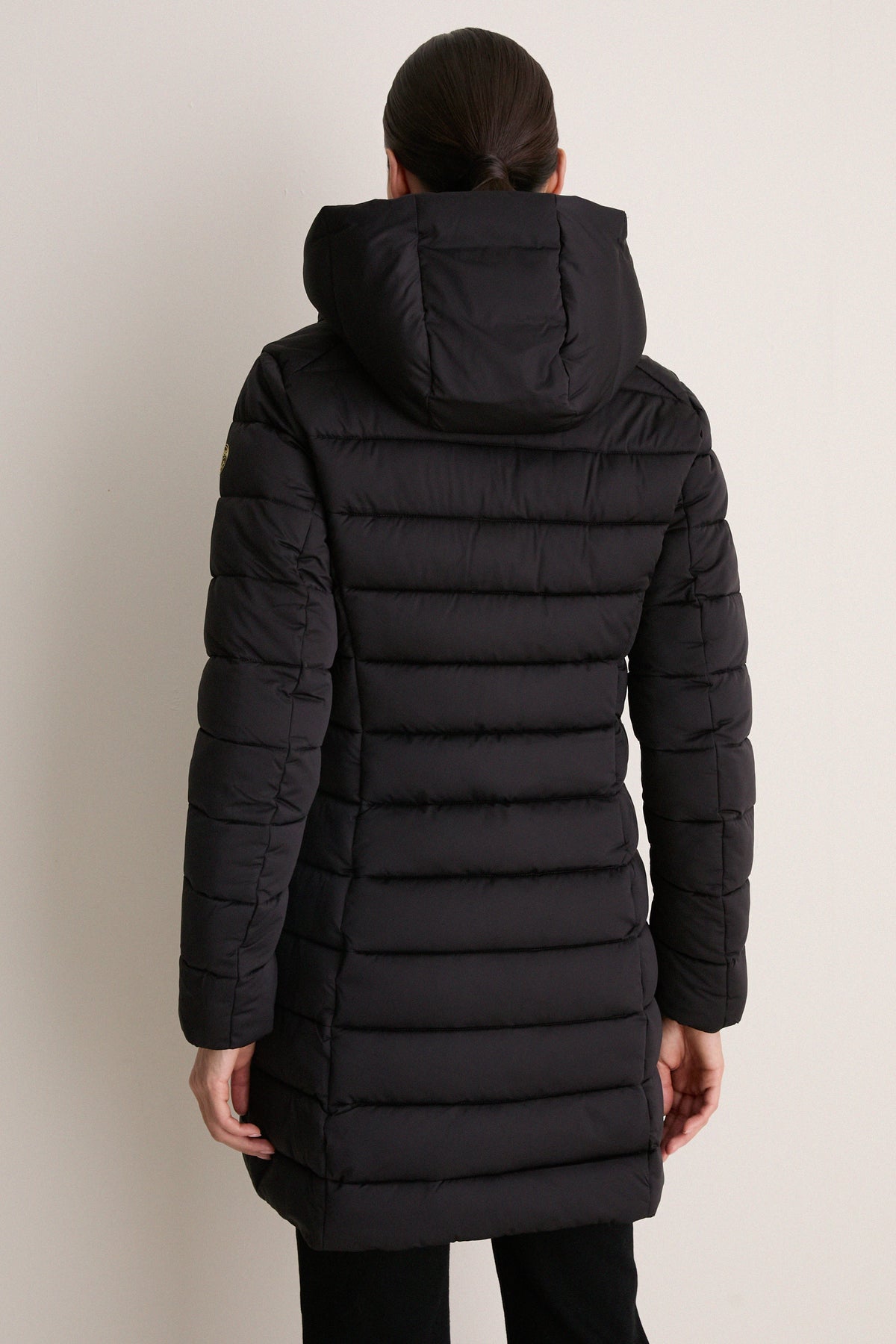 Black Enis Puffer Coat