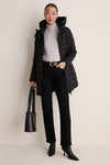Black Enis Puffer Coat