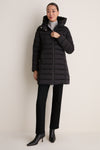 Black Enis Puffer Coat