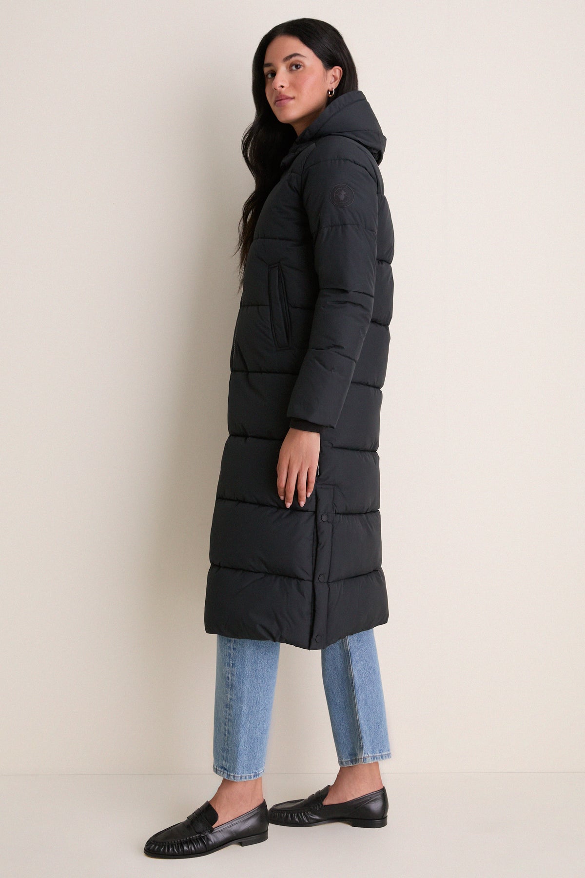 Black Zendaya Puffer Coat