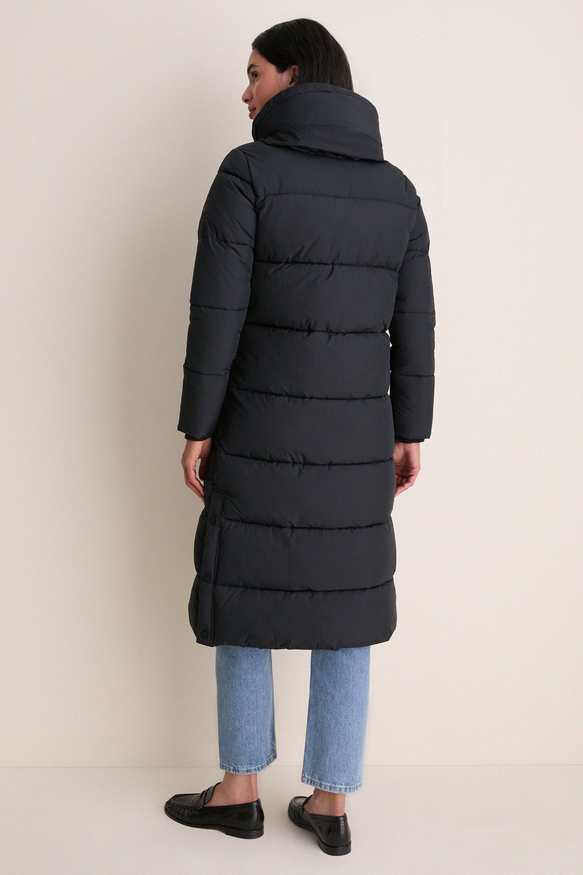 Black Zendaya Puffer Coat