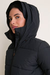 Black Zendaya Puffer Coat