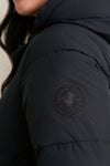 Black Zendaya Puffer Coat