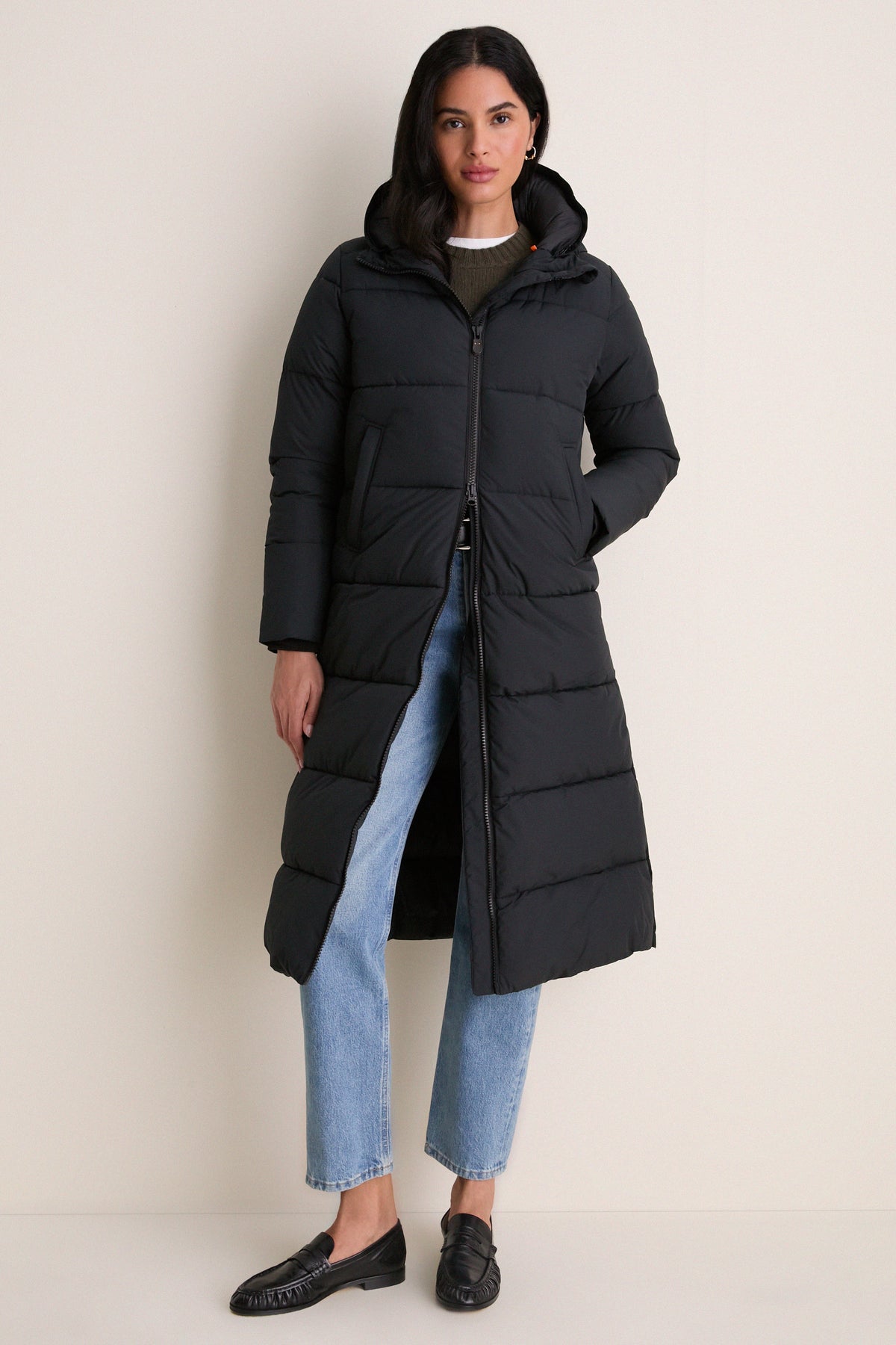 Black Zendaya Puffer Coat