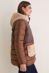 Hazelnut Brown Jacqueline Puffer Jacket