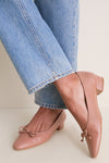 Clay Leather Bree Flats