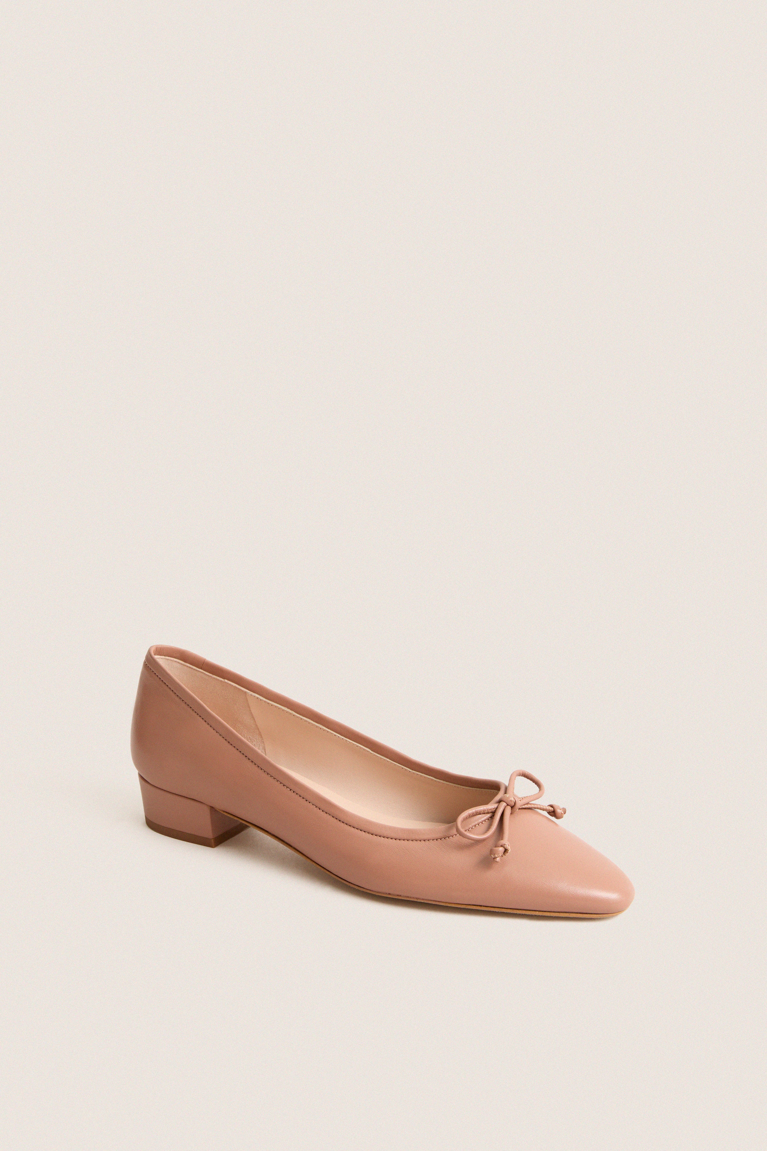 Clay Leather Bree Flats