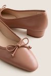 Clay Leather Bree Flats