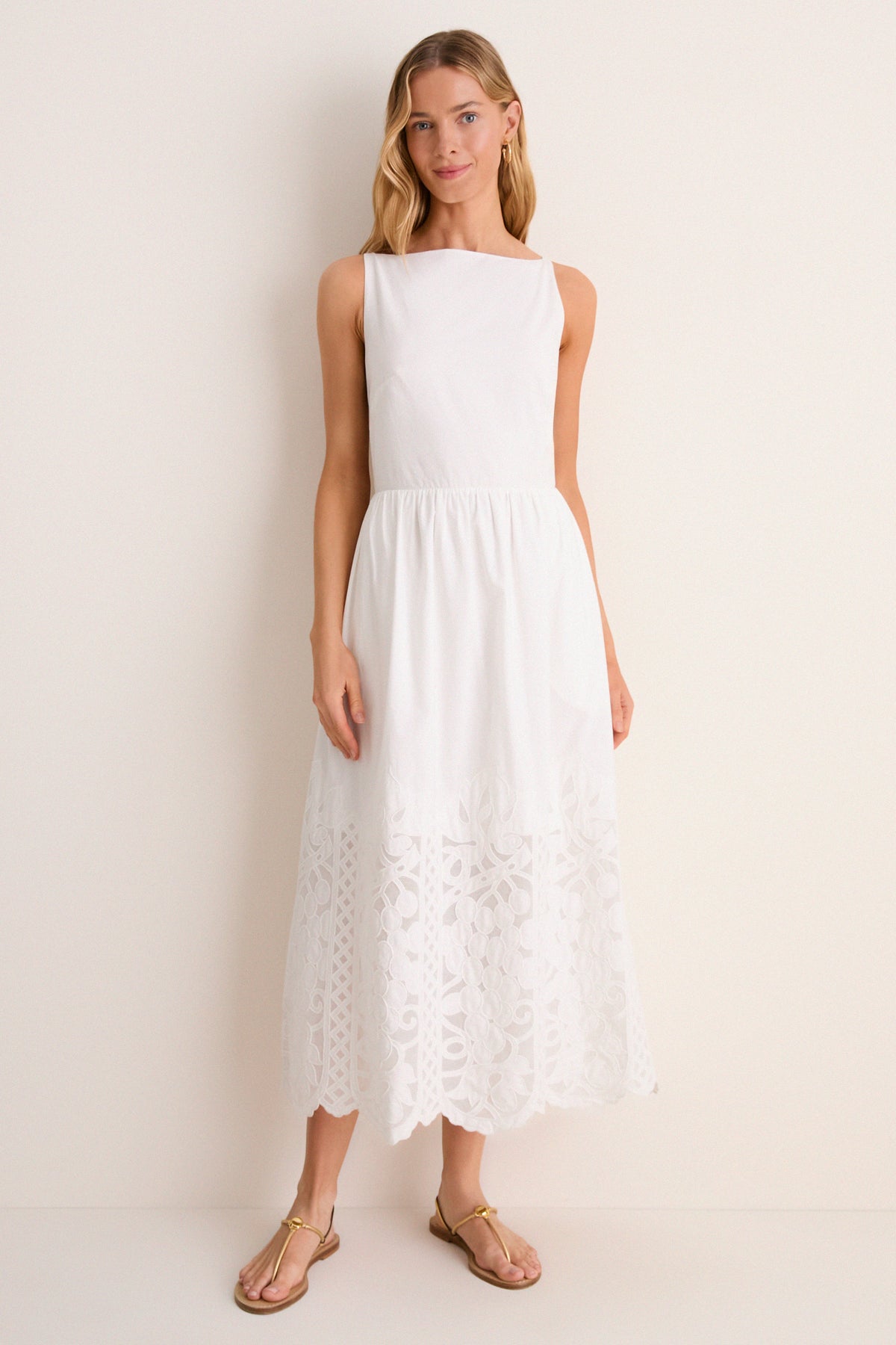 Corvina Embroidered Eyelet Manola Dress