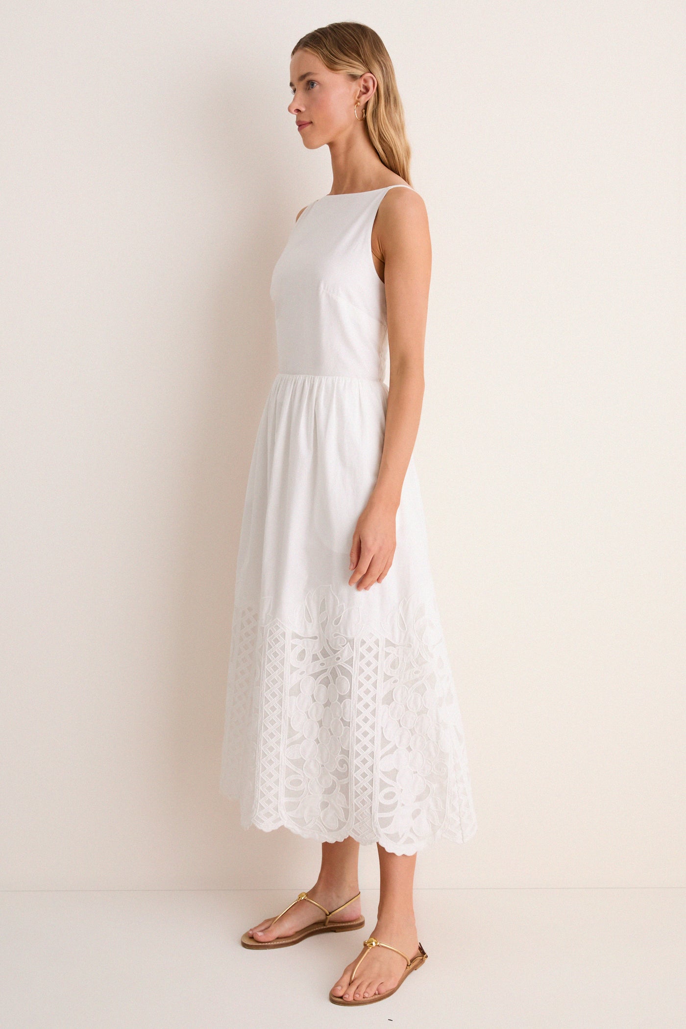 Corvina Embroidered Eyelet Manola Dress