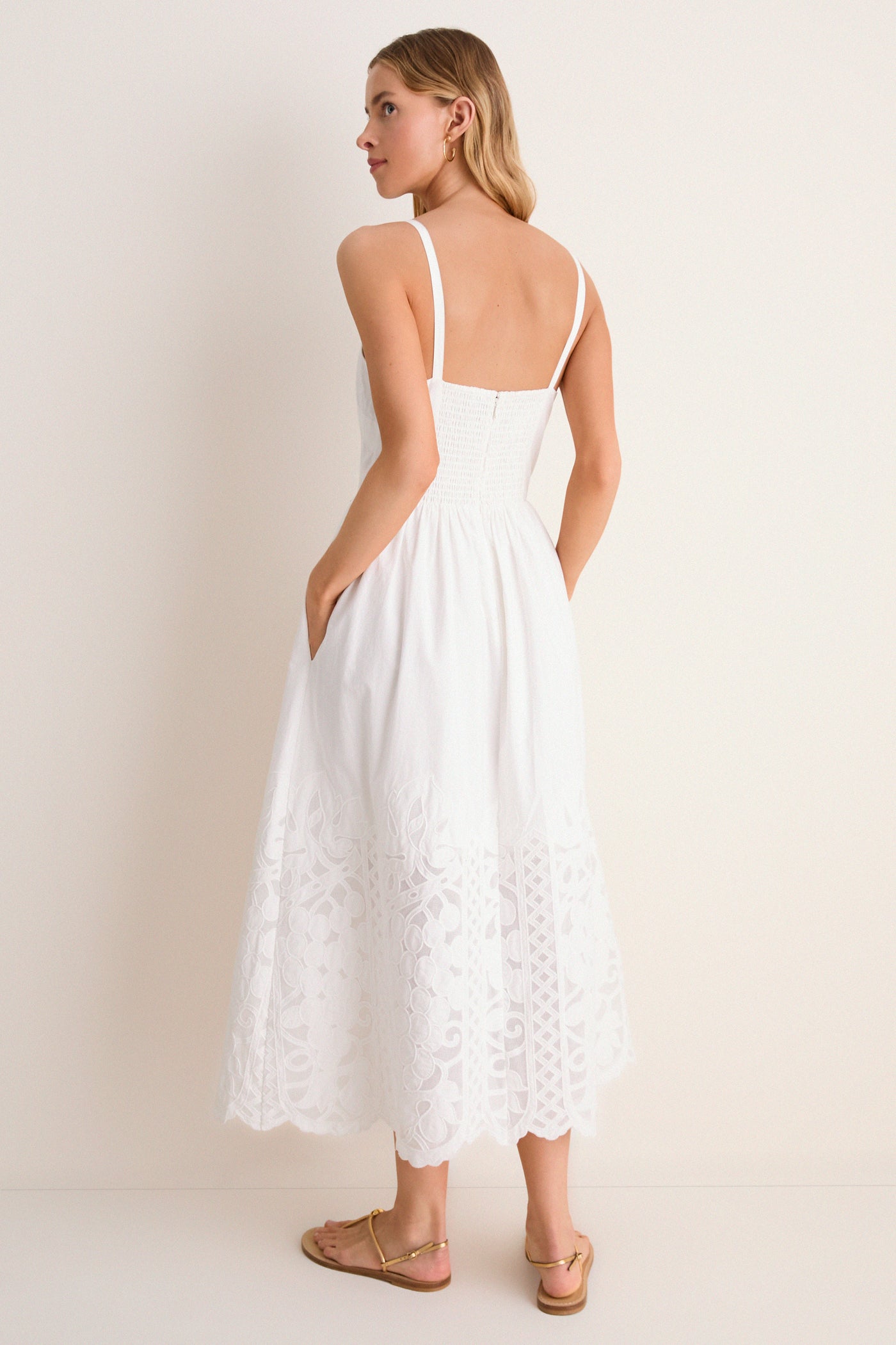 Corvina Embroidered Eyelet Manola Dress