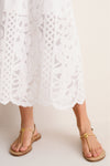 Corvina Embroidered Eyelet Manola Dress