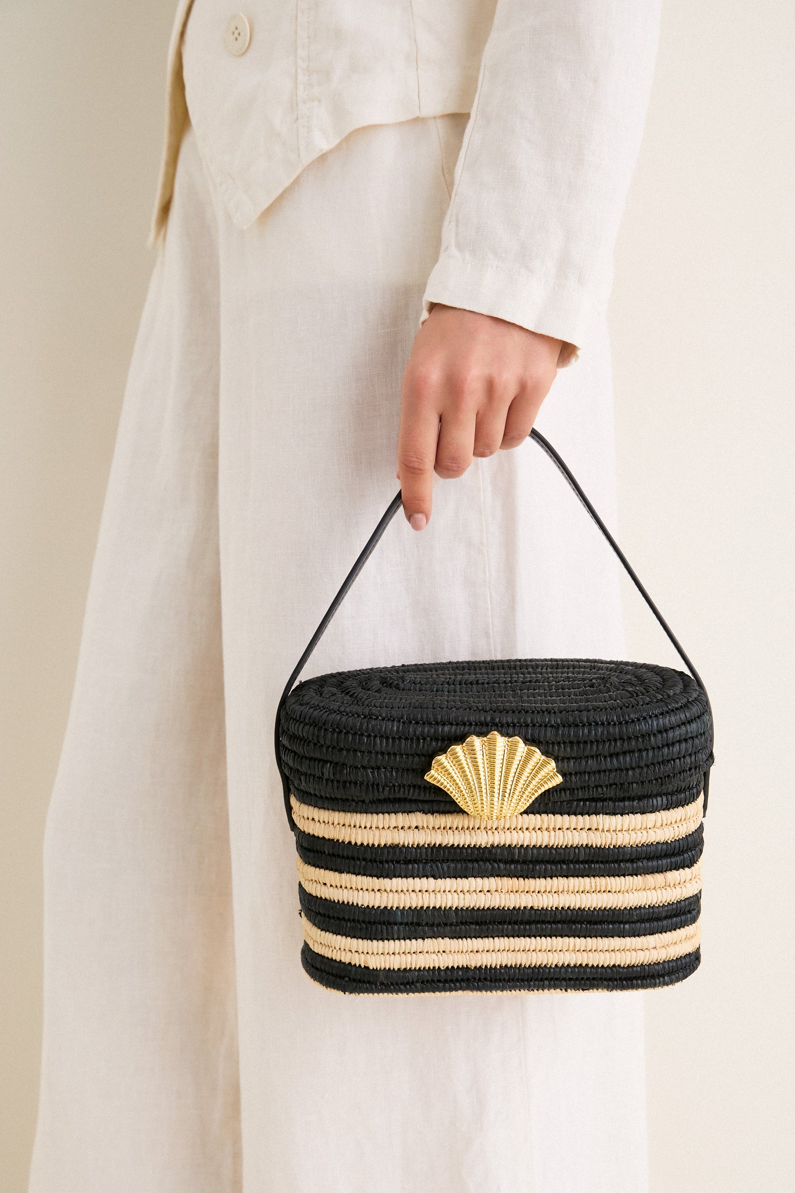 Zebra Stripe Beach Club Tote