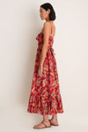 Pompeian Blooms Organic Tomas Maxi Dress