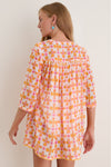 Orange Aura Seychelles Short Tunic