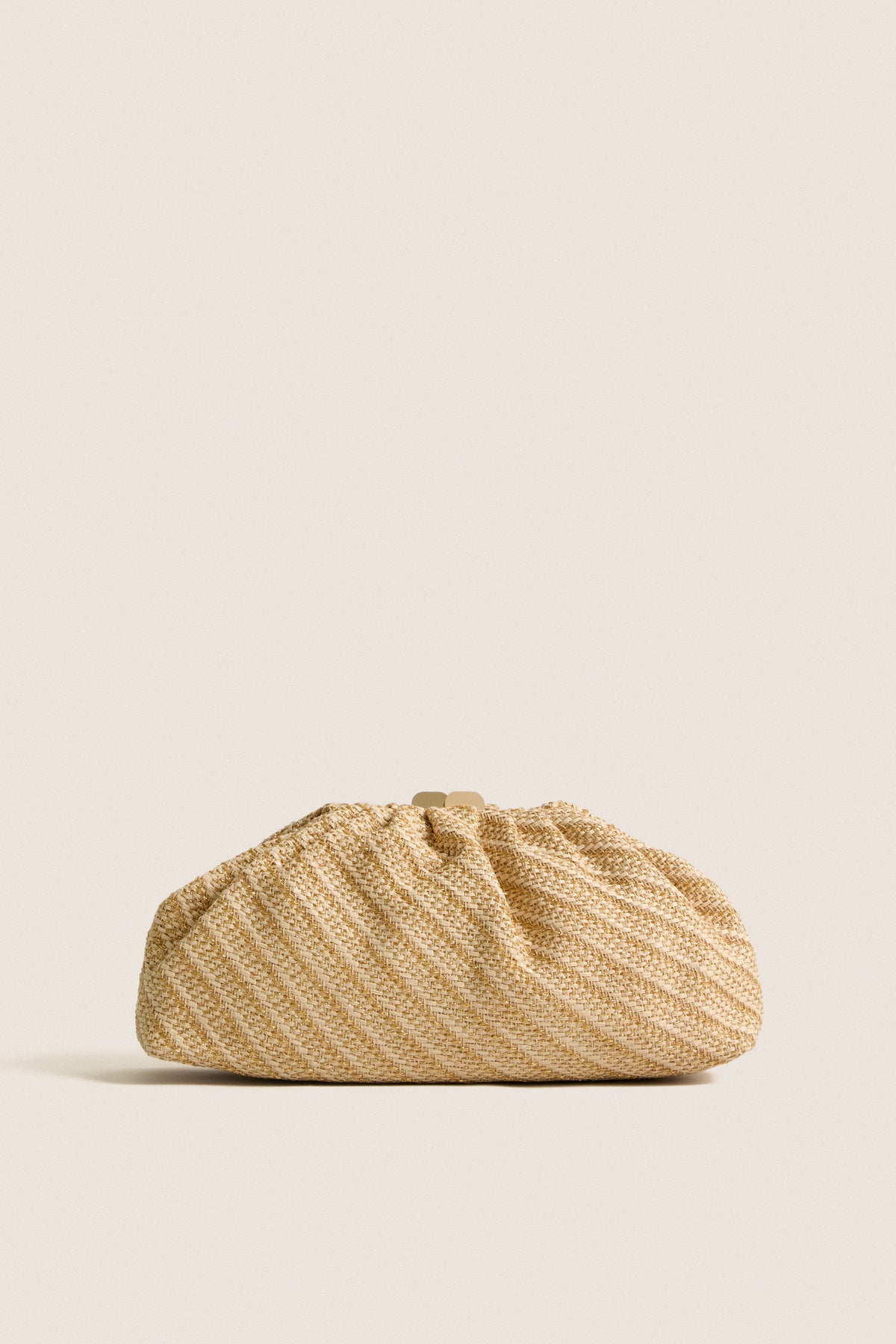 Natural Gold Brisa Clutch