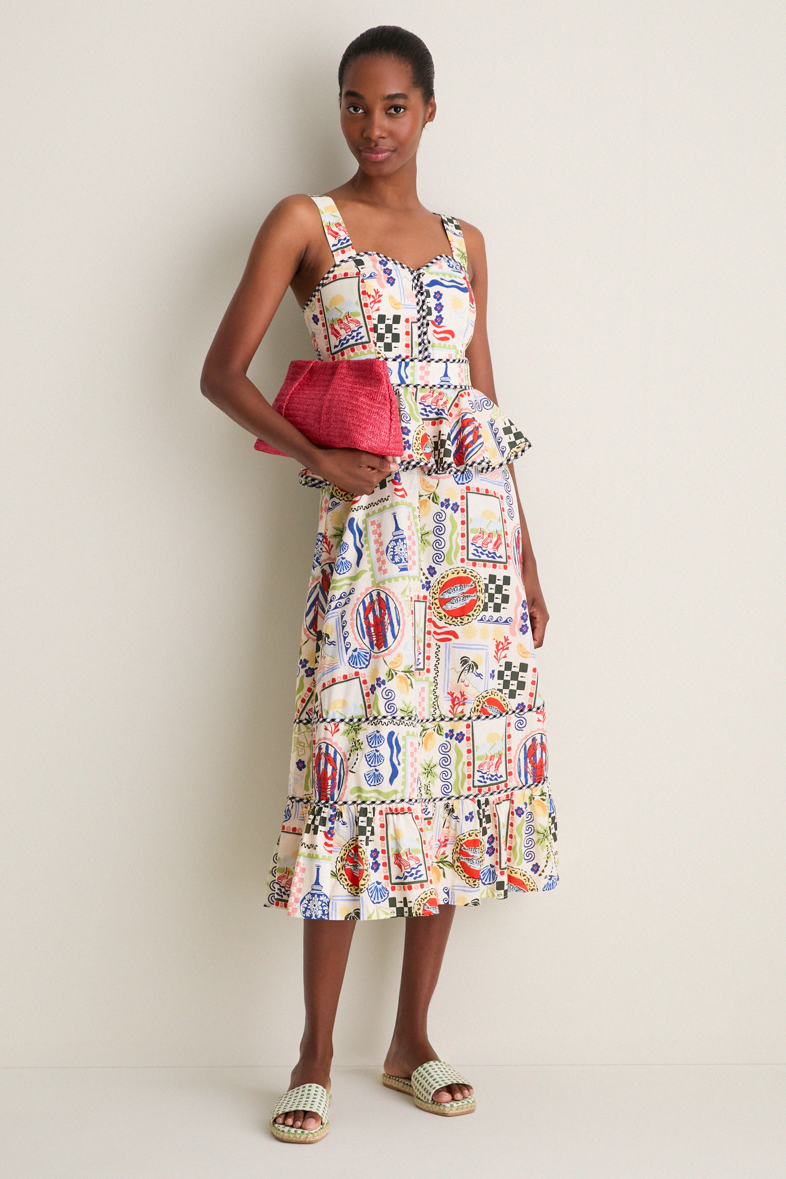 Coral Breeze Clutch