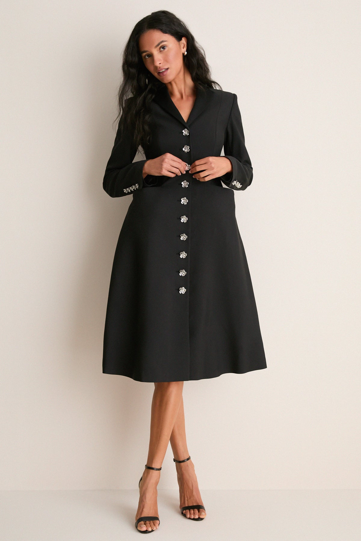 Noir Wales Coat Dress