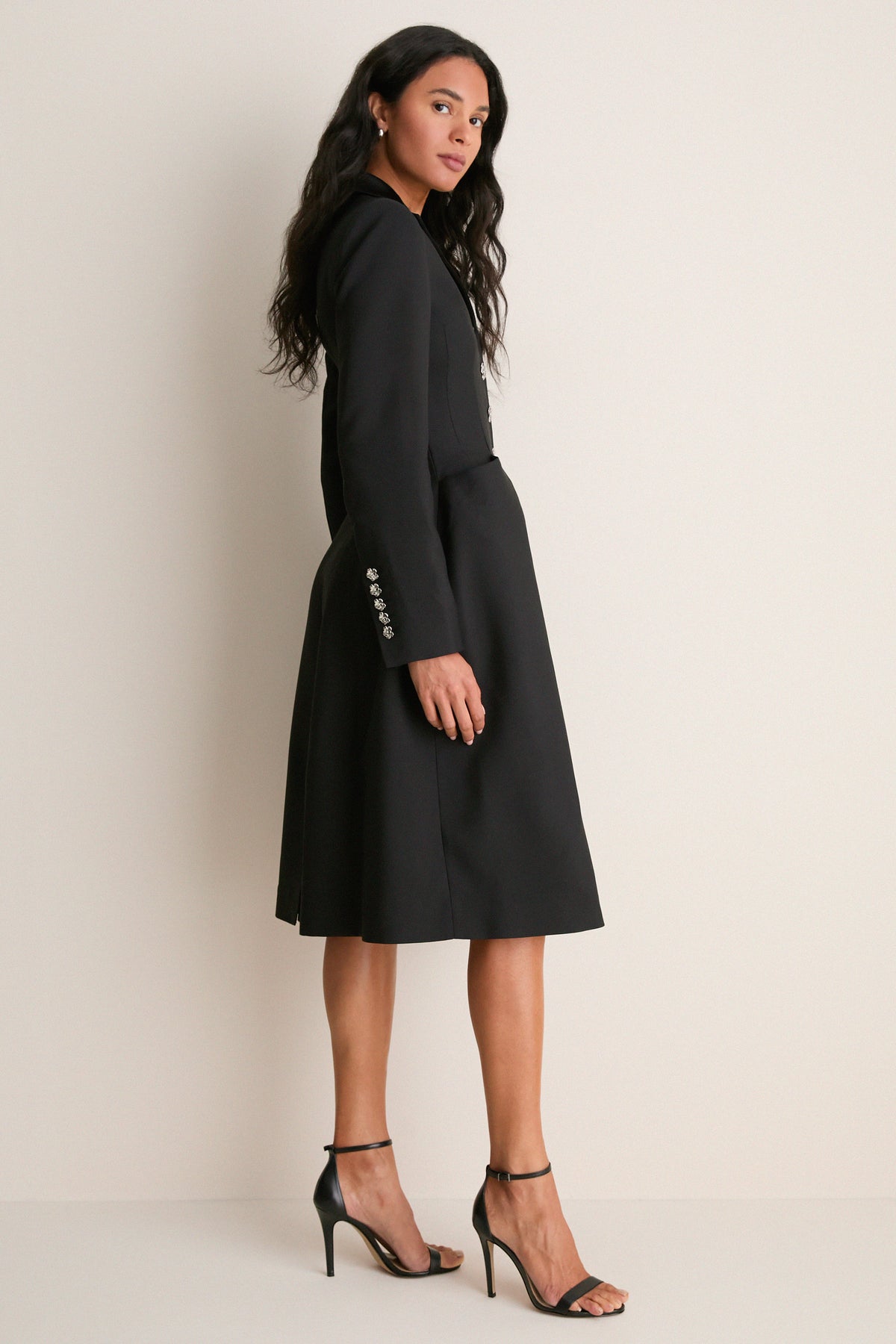 Noir Wales Coat Dress