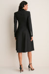 Noir Wales Coat Dress