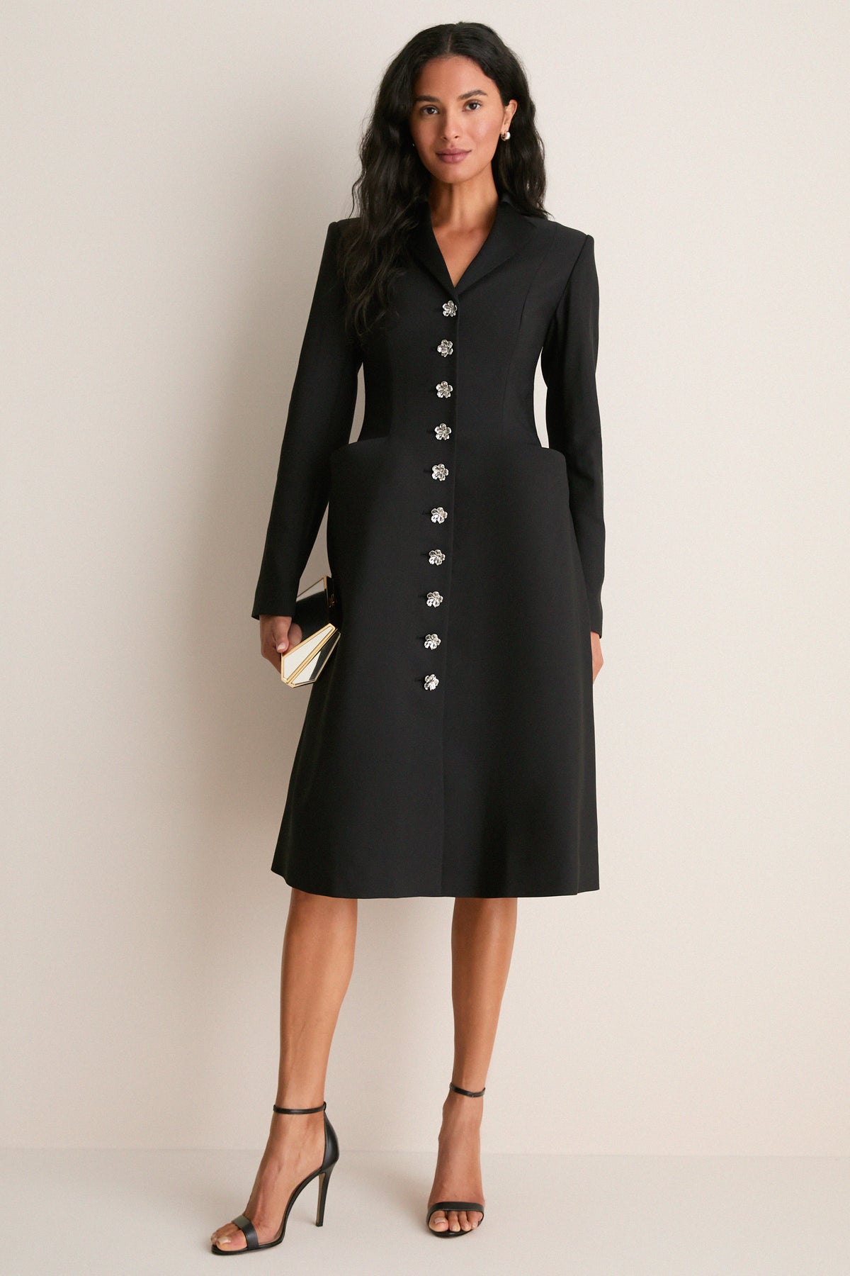Noir Wales Coat Dress