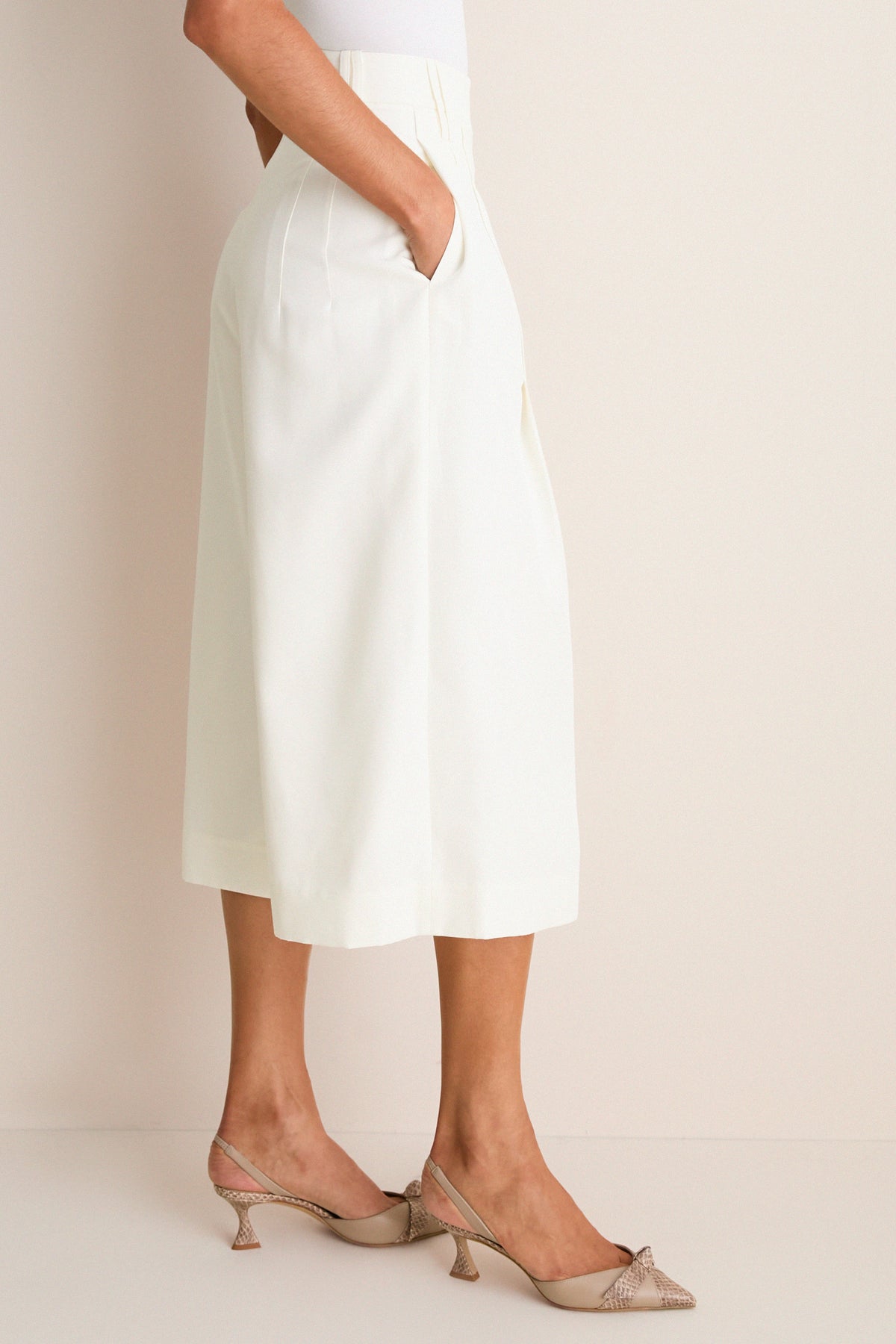 Bianco Lisa Culottes