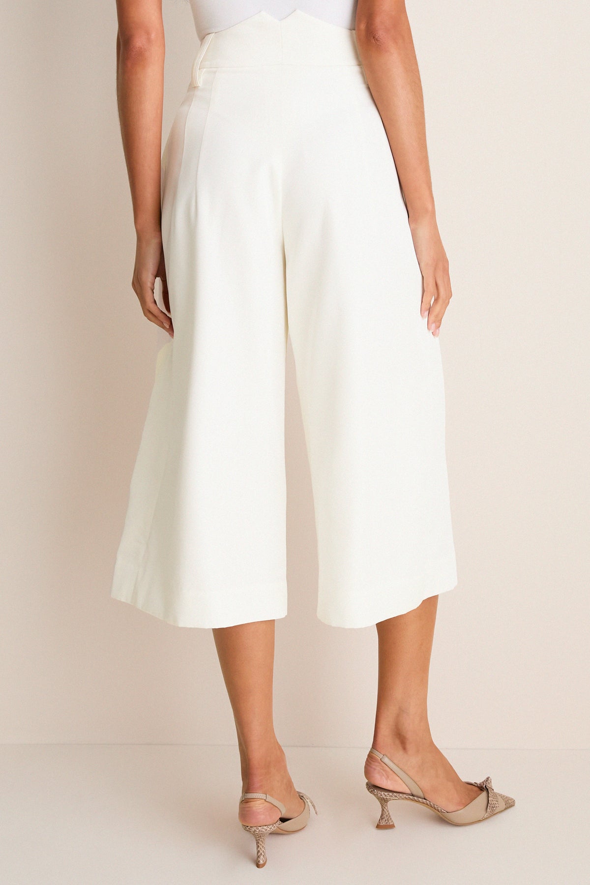 Bianco Lisa Culottes