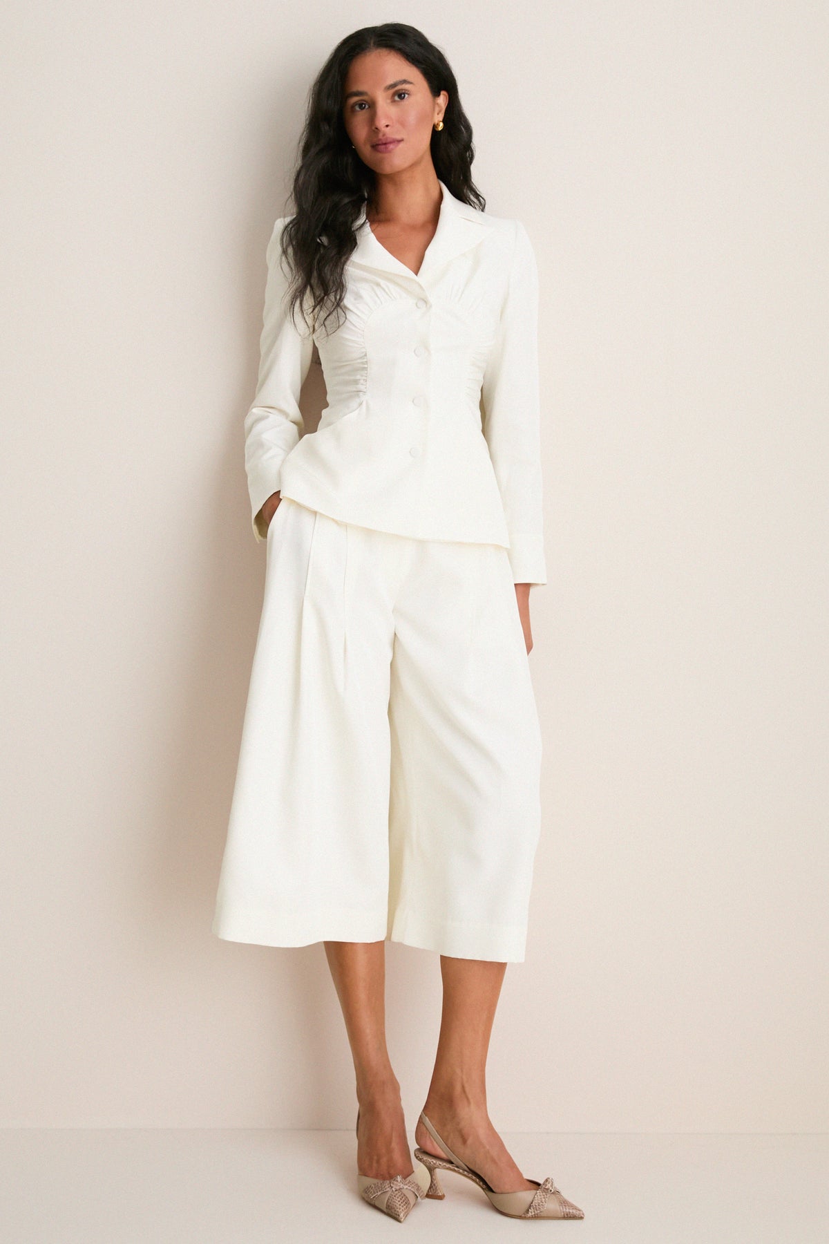 Bianco Lisa Culottes