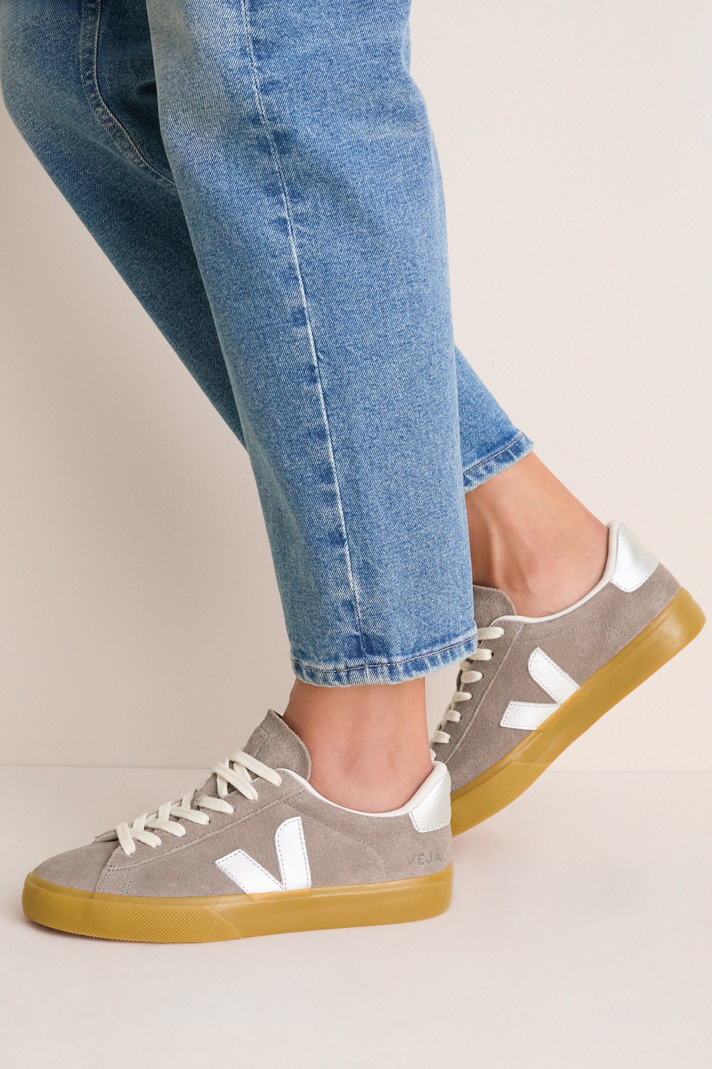 Moonrock Silver Natural Campo Sneakers