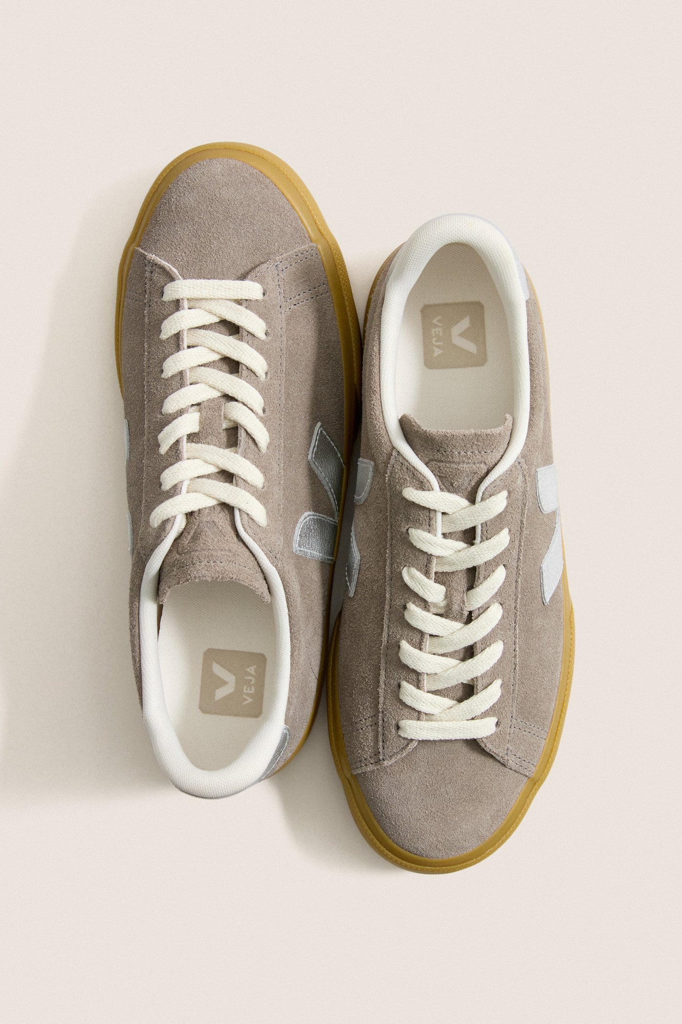 Moonrock Silver Natural Campo Sneakers