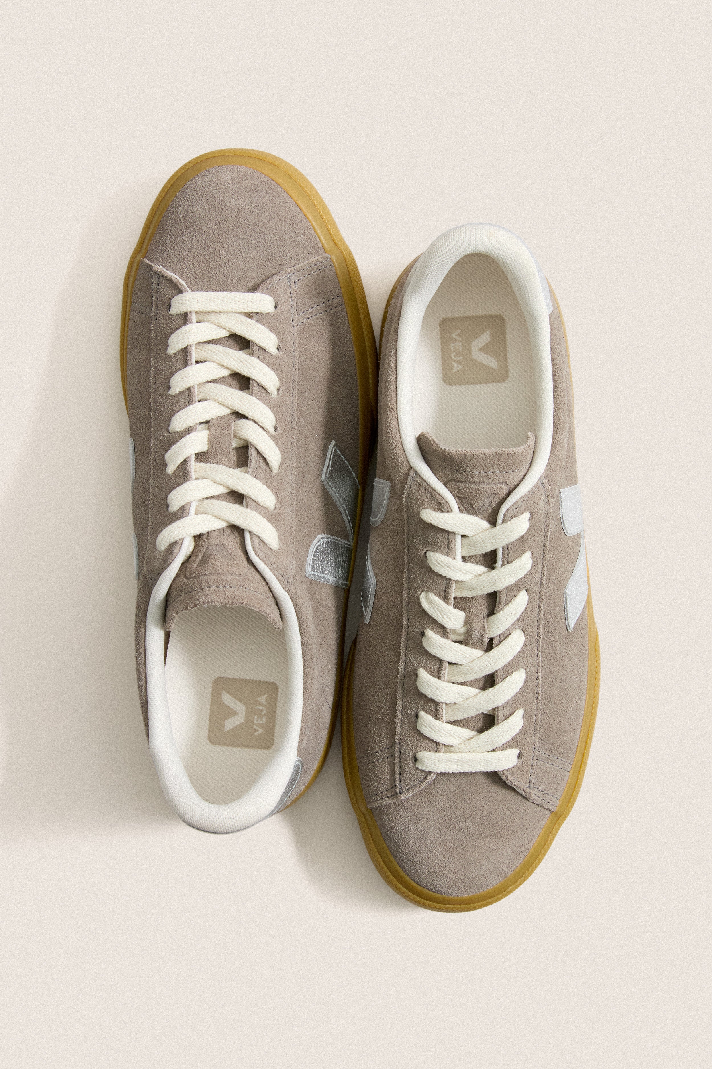 Moonrock Silver Natural Campo Sneakers