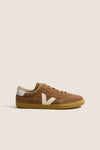 Brown Pierre Silver Suede Paneka Sneakers