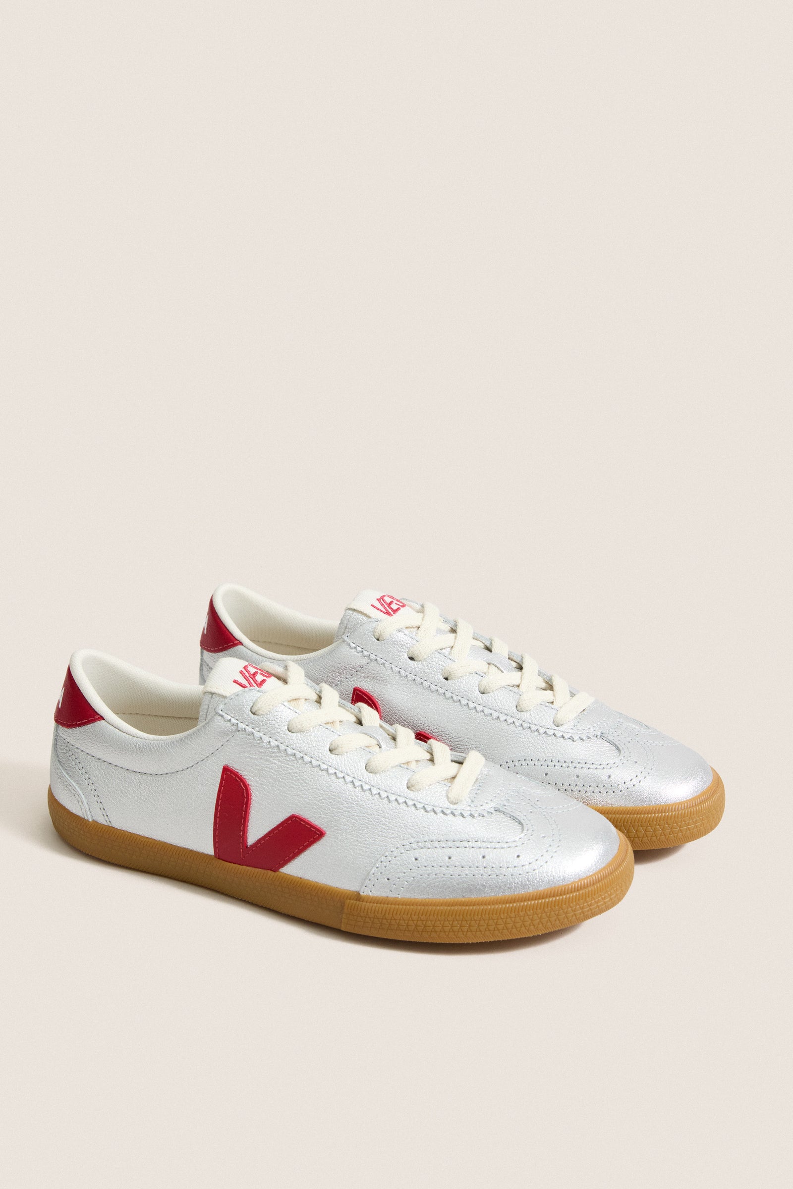 Silver Pepper Volley Sneakers