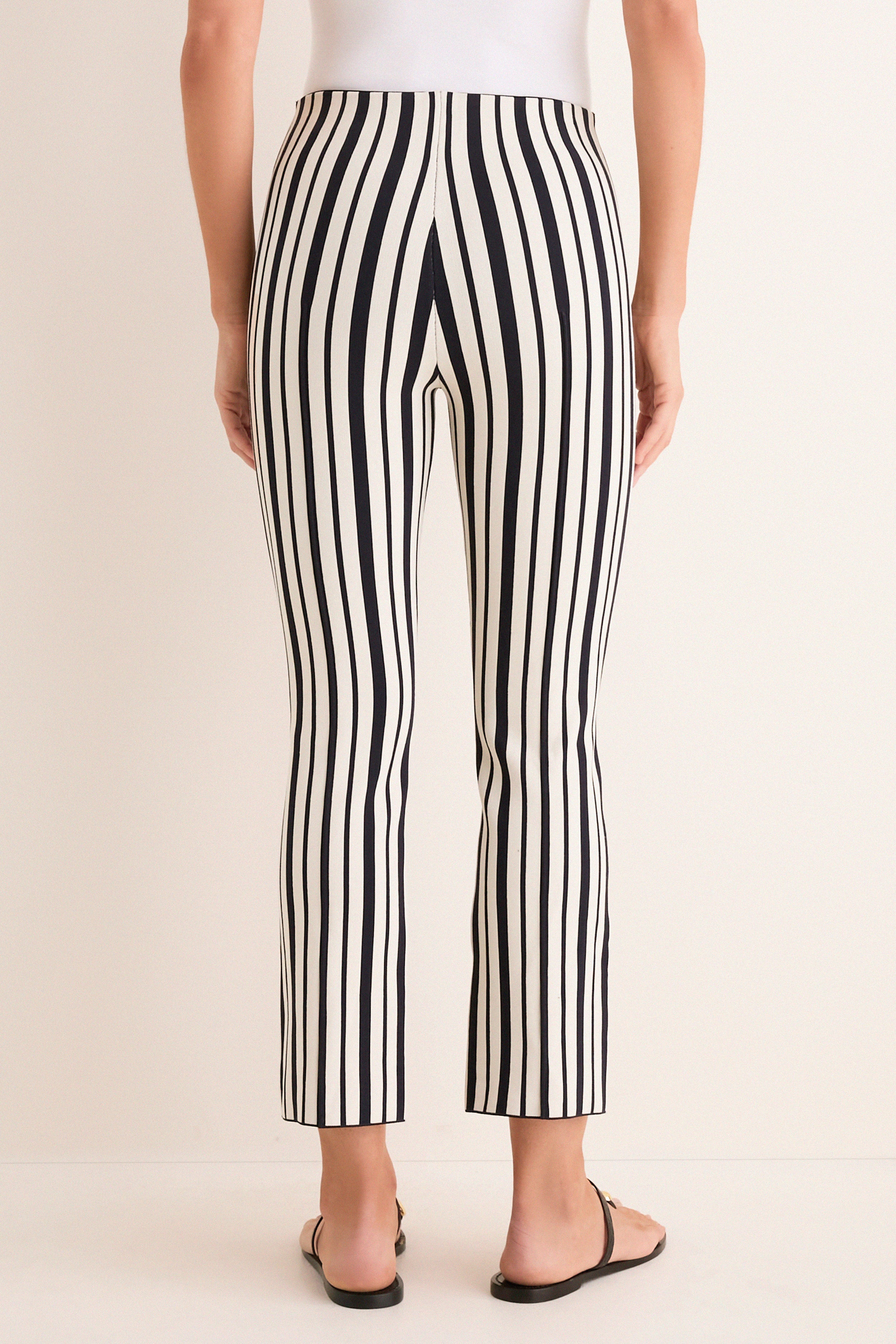Midnight Stripe Knit Ashford Pants
