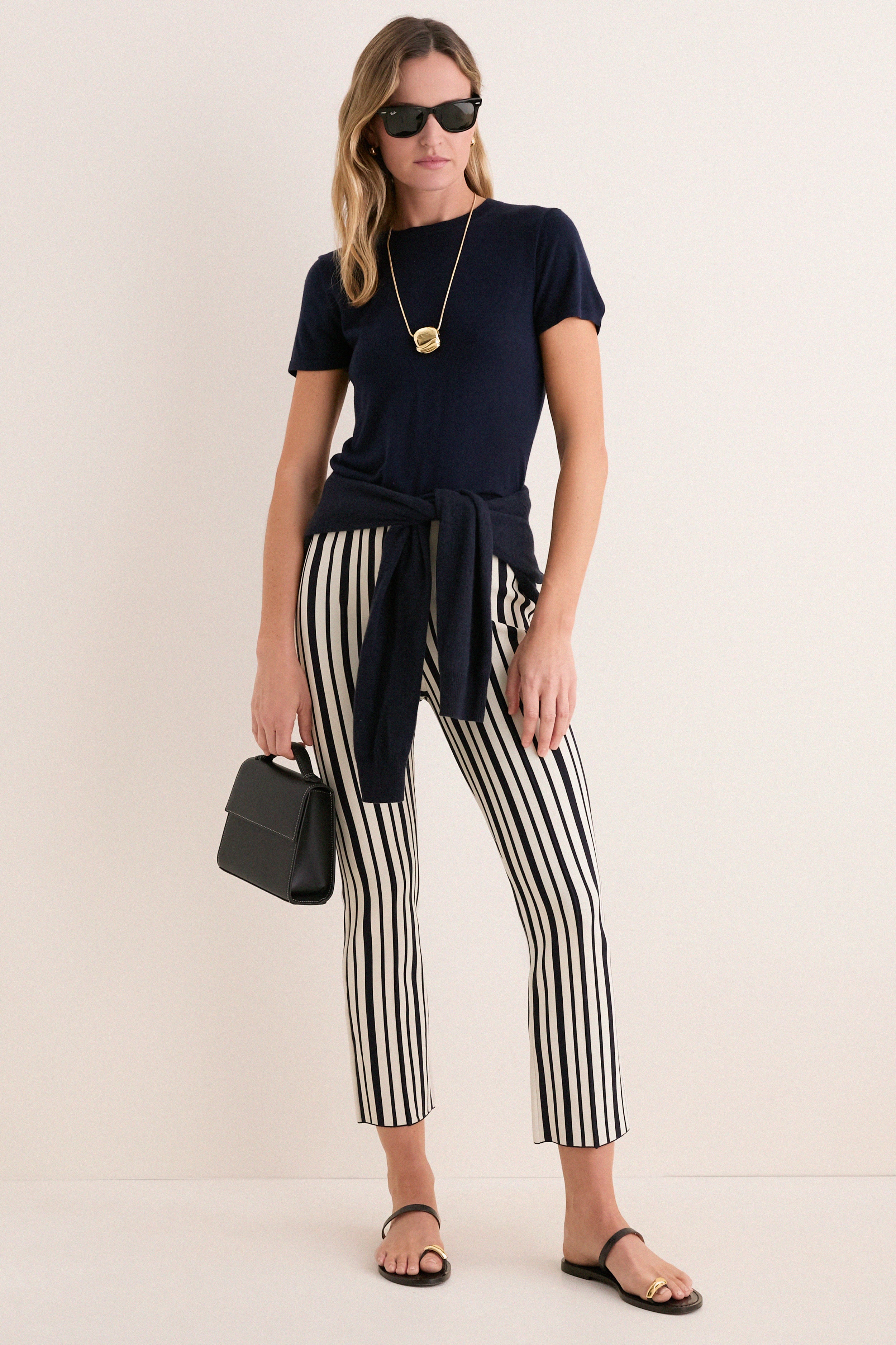 Midnight Stripe Knit Ashford Pants | Tuckernuck