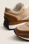 Chestnut and Ecru Valentina Sport Sneakers