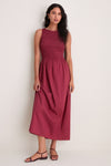 Porto Red Carina Maxi Dress