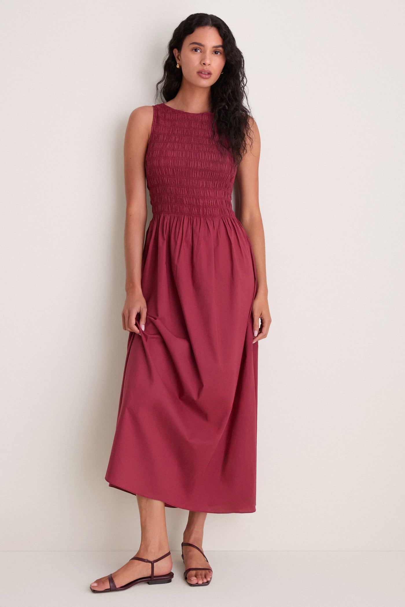 Porto Red Carina Maxi Dress