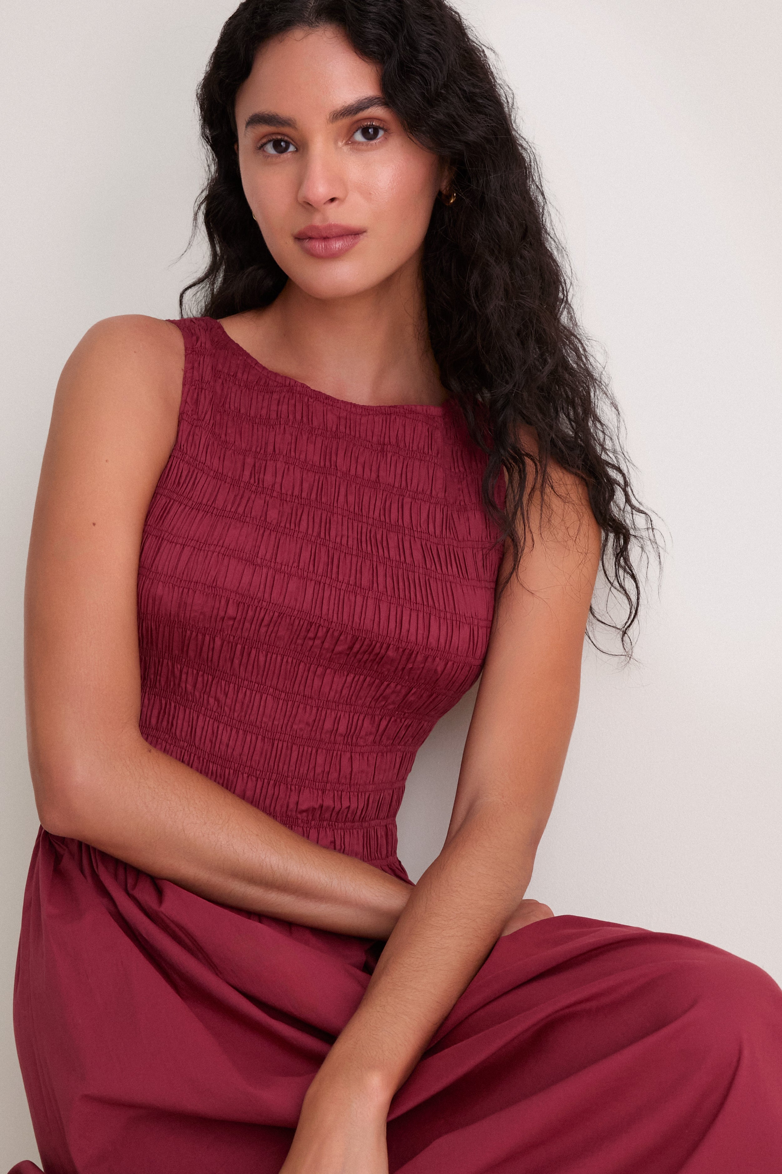Porto Red Carina Maxi Dress