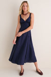 Navy Adalee Midi Dress